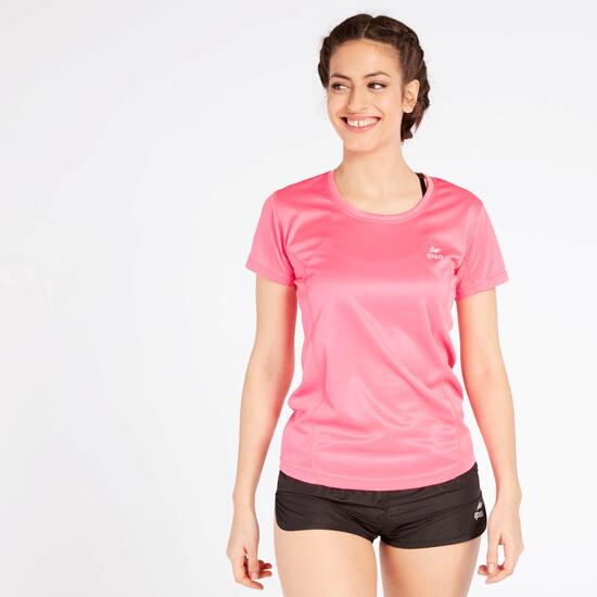 Camiseta Running Rosa Ipso