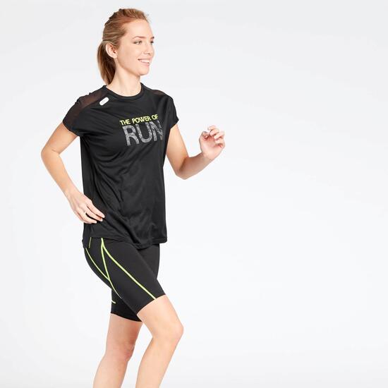 Camiseta Running Negra Ipso Experience