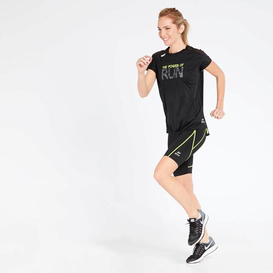 Camiseta Running Negra Ipso Experience