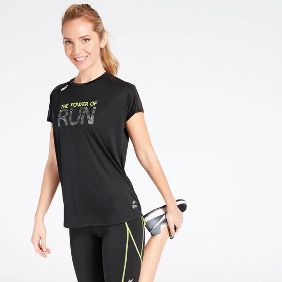 Camiseta Running Negra Ipso Experience