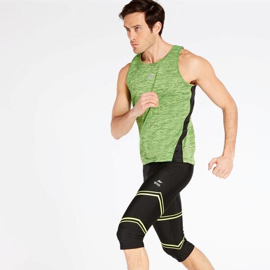 Camiseta Running Tirantes Ipso Combi Verde