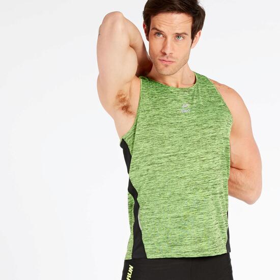 Camiseta Running Tirantes Ipso Combi Verde