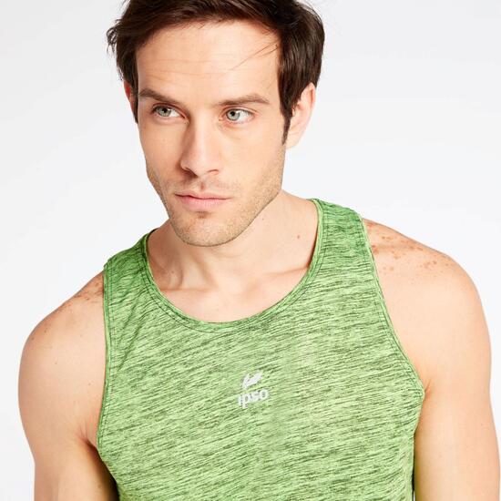 Camiseta Running Tirantes Ipso Combi Verde