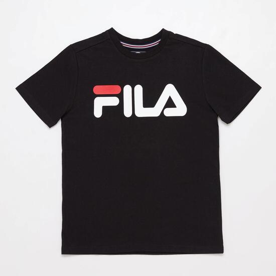 Camiseta Negra Fila Heritage Junior
