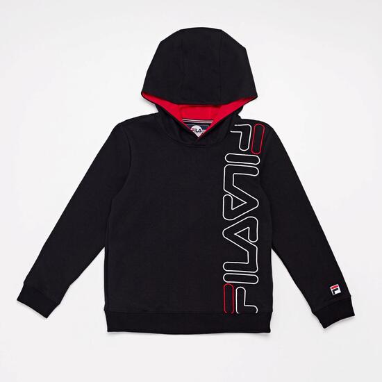 Sudadera Negra Fila Niño