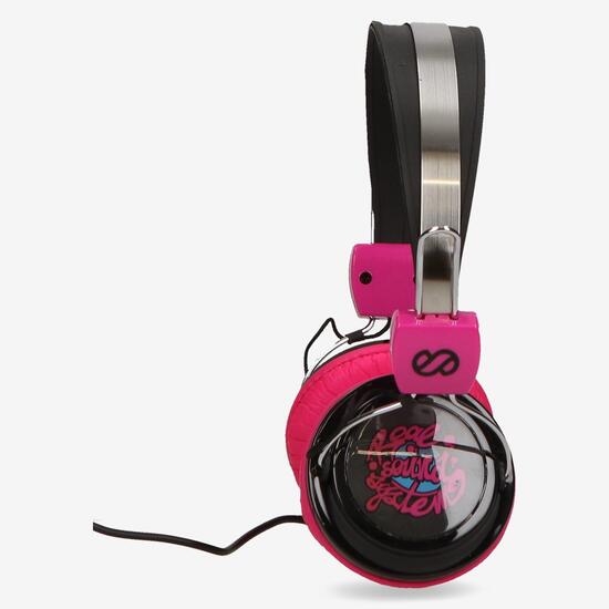 Cascos Música Rosas Silver