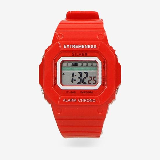 Reloj Sport Rojo Silver