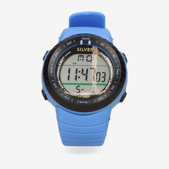 Reloj Deportivo Azul Silver