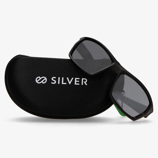 Gafa Sol Negra Verde Silver Gafa Sol Negra Verde Silver