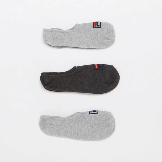 Calcetines Invisibles Fila Grises