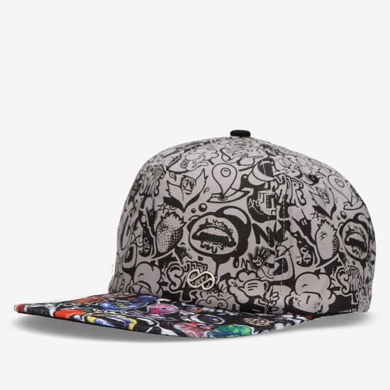Gorra Graffiti Hombre Silver