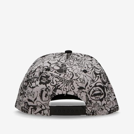 Gorra Graffiti Hombre Silver