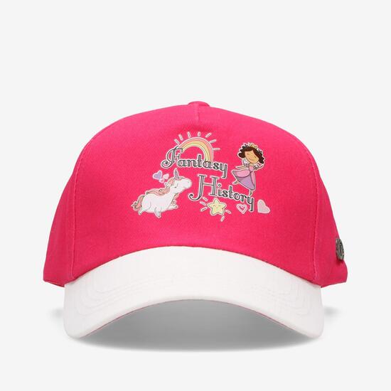 Gorra Fucsia Niña Silver Cart