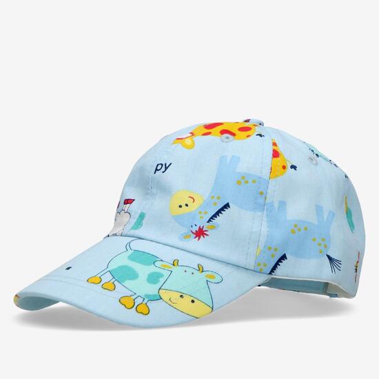 Gorra Azul Niño Silver