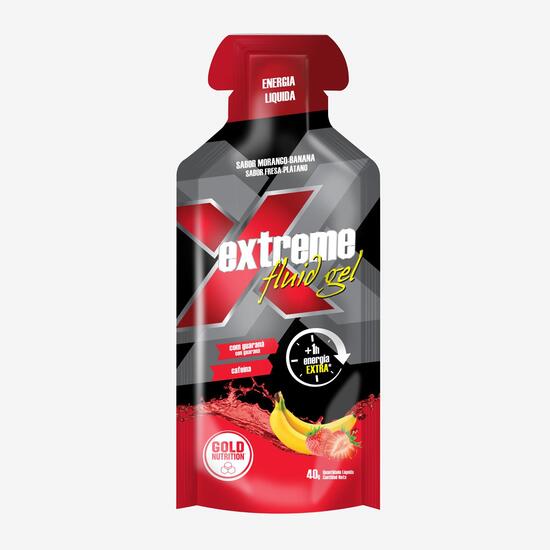 Gel Energizante Plátano Fresa Gold Nutrition 40gr