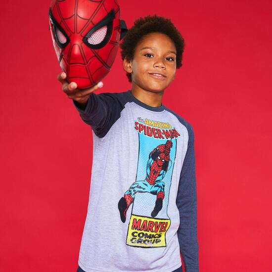 Camiseta Manga Larga Spiderman Junior Camiseta Manga Larga Spiderman Junior