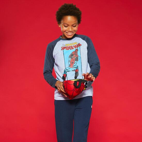 Camiseta Manga Larga Spiderman Junior Camiseta Manga Larga Spiderman Junior