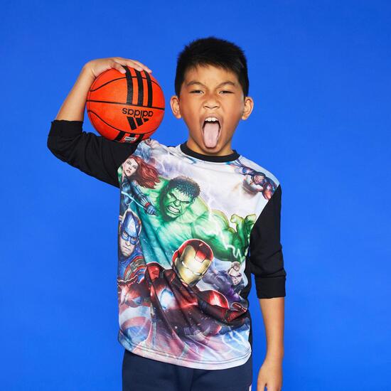 Camiseta Manga Larga Avengers Junior Camiseta Manga Larga Avengers Junior