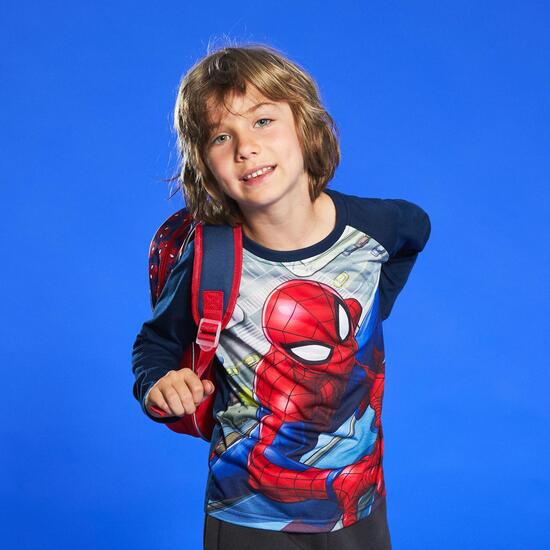 Camiseta Manga Larga Spiderman Niño Camiseta Manga Larga Spiderman Niño