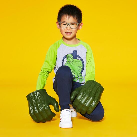 Camiseta Manga Larga Hulk Niño Camiseta Manga Larga Hulk Niño
