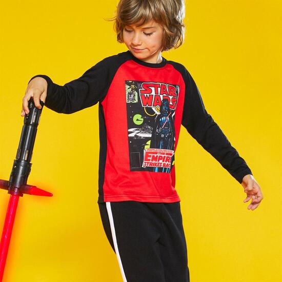 Camiseta Manga Larga Star Wars Niño Camiseta Manga Larga Star Wars Niño