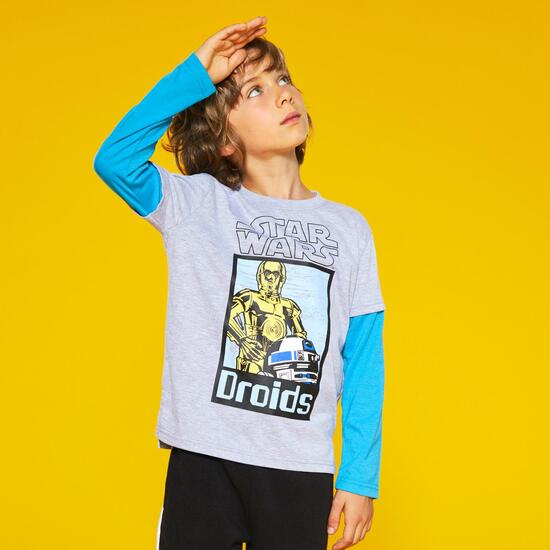Camiseta Manga Larga Star Wars Niño