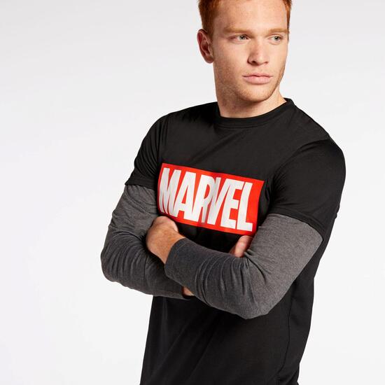 Camiseta Manga Larga Marvel Camiseta Manga Larga Marvel