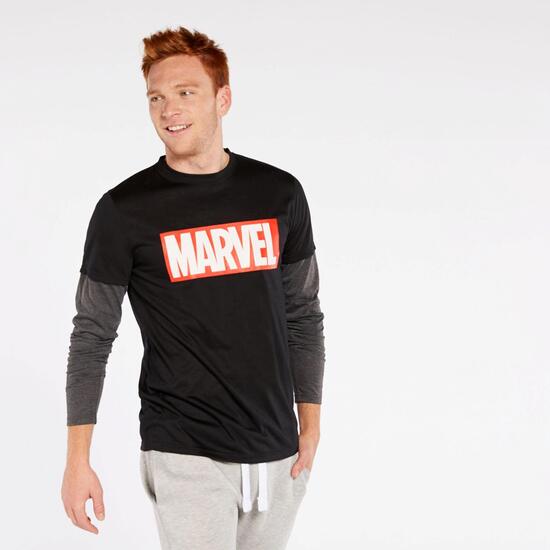 Camiseta Manga Larga Marvel Camiseta Manga Larga Marvel