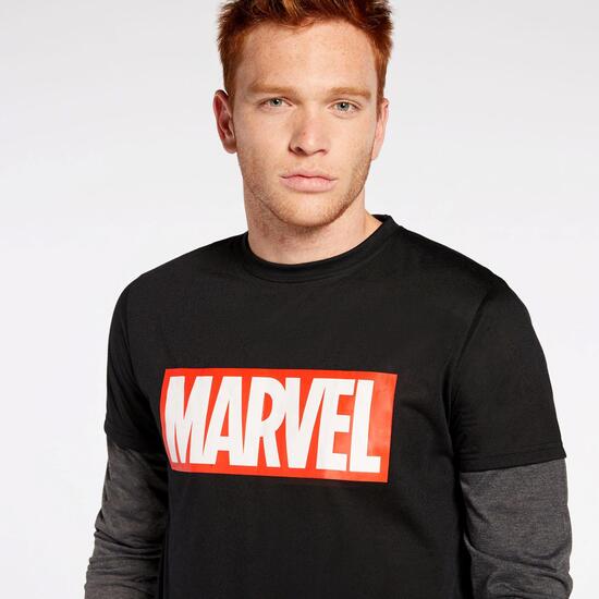 Camiseta Manga Larga Marvel Camiseta Manga Larga Marvel