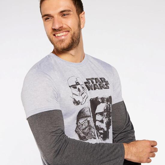 Camiseta Manga Larga Star Wars Camiseta Manga Larga Star Wars