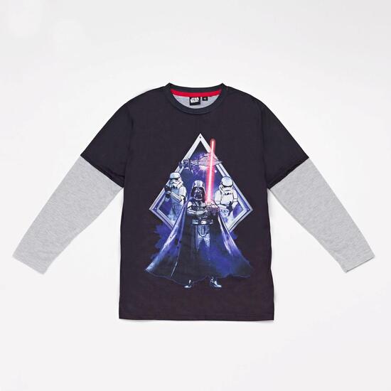 Camiseta Manga Larga Star Wars Junior