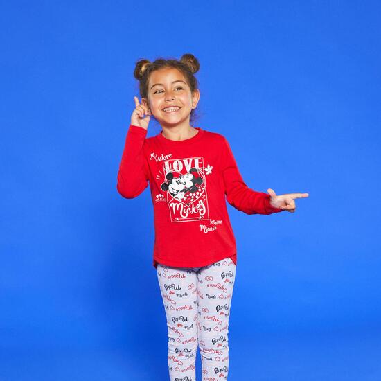 Camiseta Manga Larga Mickey & Minnie