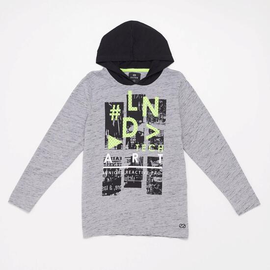 Camiseta Capucha Silver London Junior