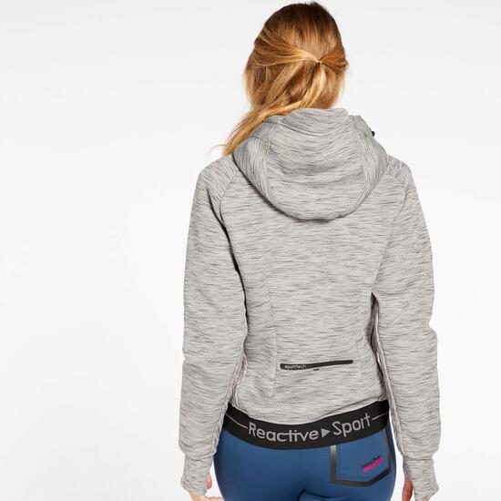 Sudadera Capucha Silver Reactive
