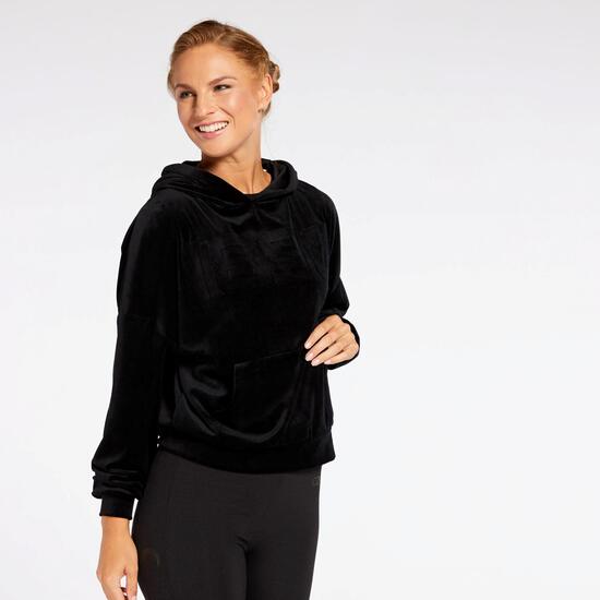 Sudadera Capucha Silver Velour