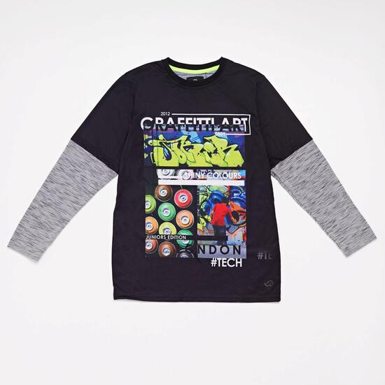 Camiseta Manga Larga Silver London Junior