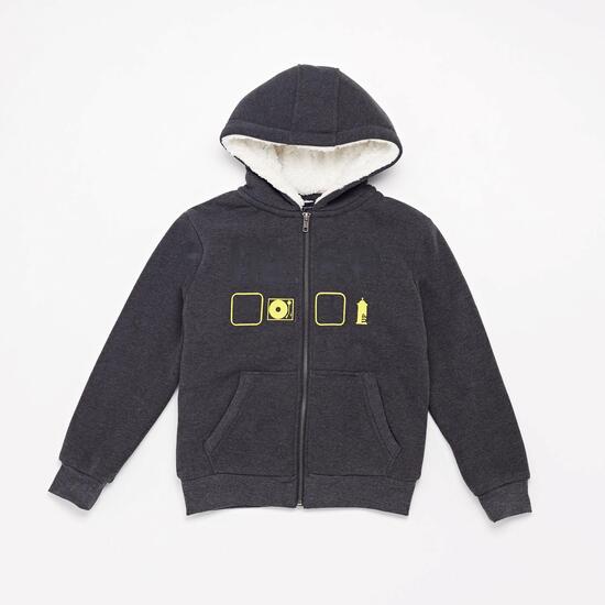 Chaqueta Capucha Silver Basic Junior
