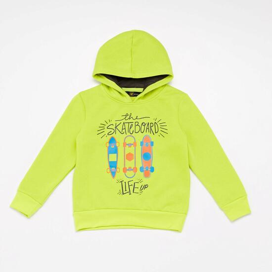 Sudadera Capucha Silver Basic Niño