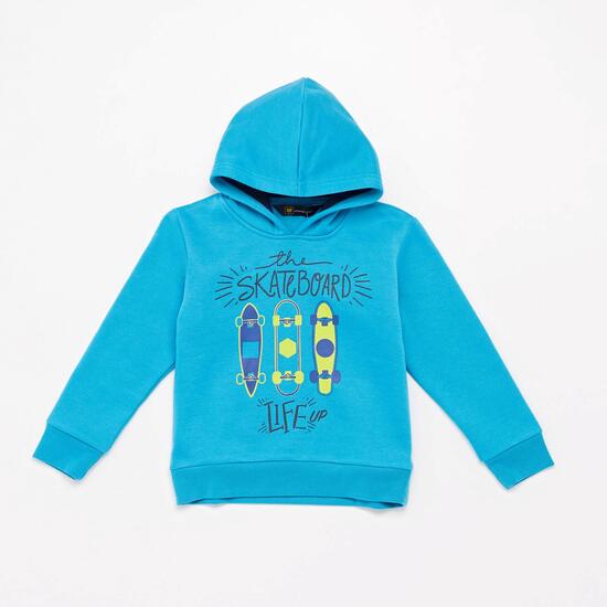 Sudadera Capucha Silver Basic Niño