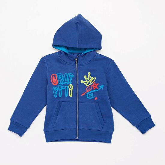 Chaqueta Capucha Silver Basic Niño