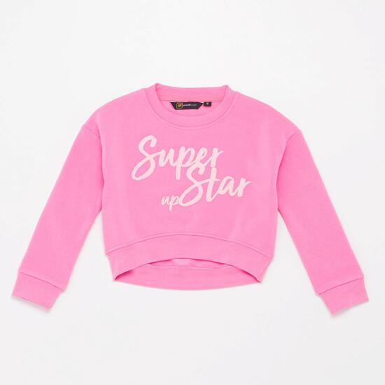 Sudadera Crop Up Basic Niña
