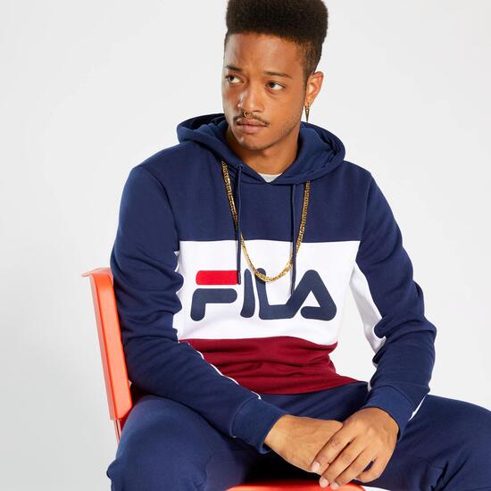 sudadera fila azul
