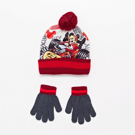 Guantes &Gorro Mickey
