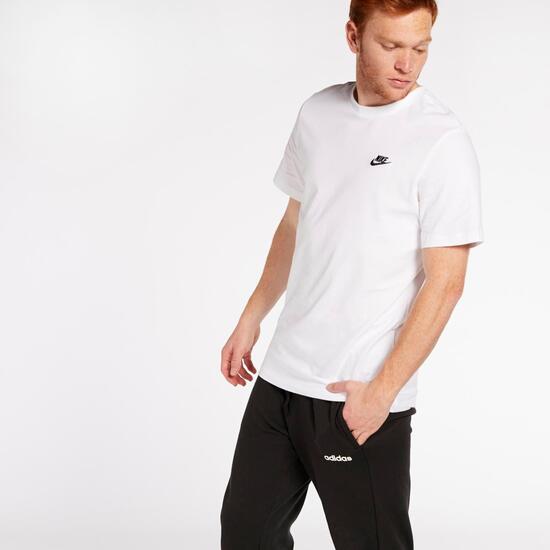 Camiseta Nike Club - Blanco Camiseta Hombre Sprinter