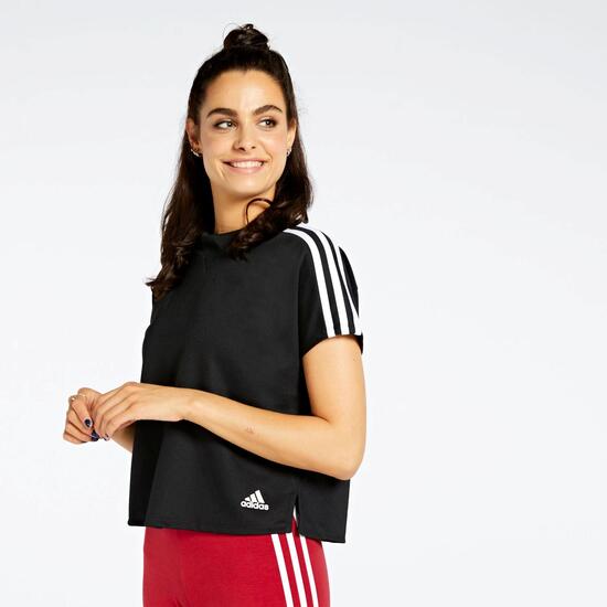 camiseta adidas mujer tres bandas