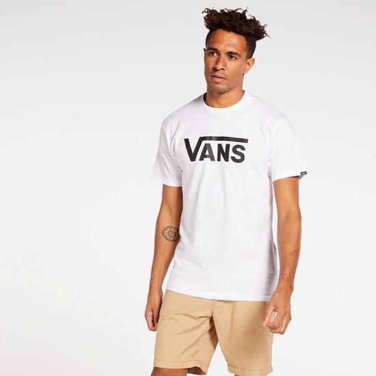 camiseta vans blanca