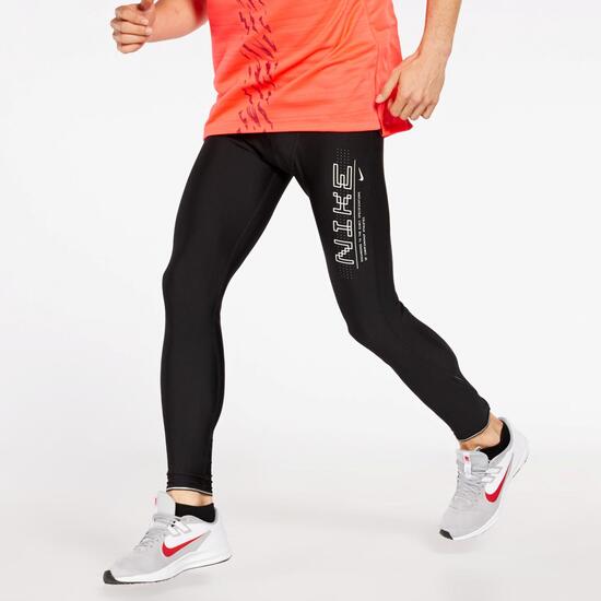 Mallas Running Nike Negro - Mallas Largas Hombre | Sprinter