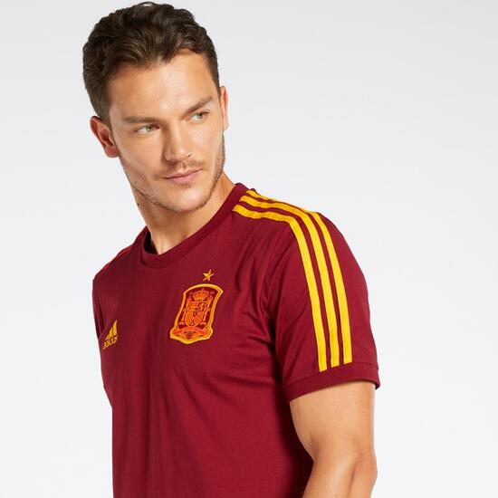 Camiseta España - VINO - Camiseta Fútbol Hombre - Sprinter