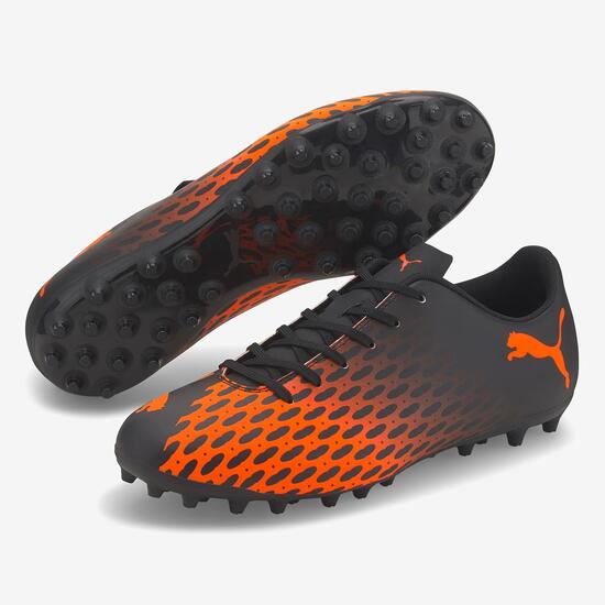 botas de futbol puma naranjas
