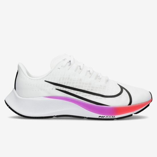 Nike Air Zoom Pegasus 37 Blancas - Zapatillas Running Mujer | Sprinter